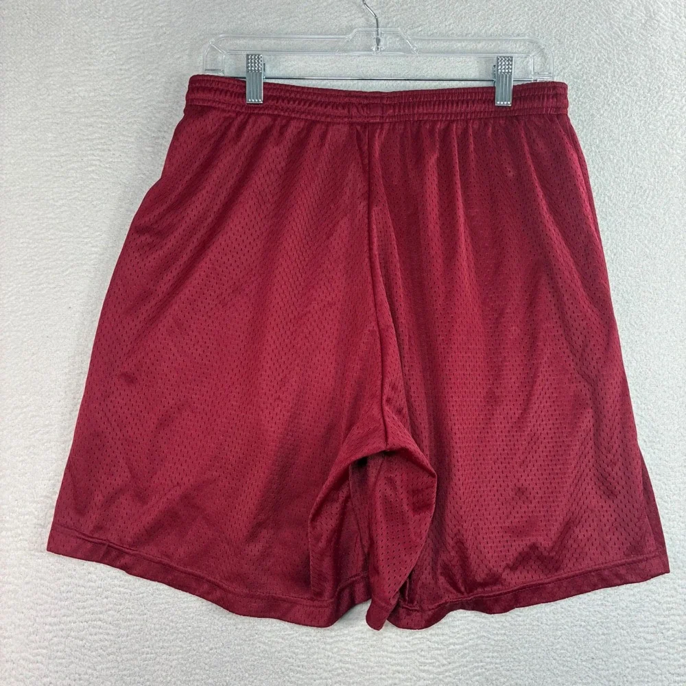Vintage Florida State Basketball Shorts Men XL Maroon Mesh Baseball Baggy Loose